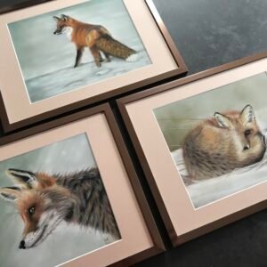 Pasteltekening op Pastelmat van 24x30 cm